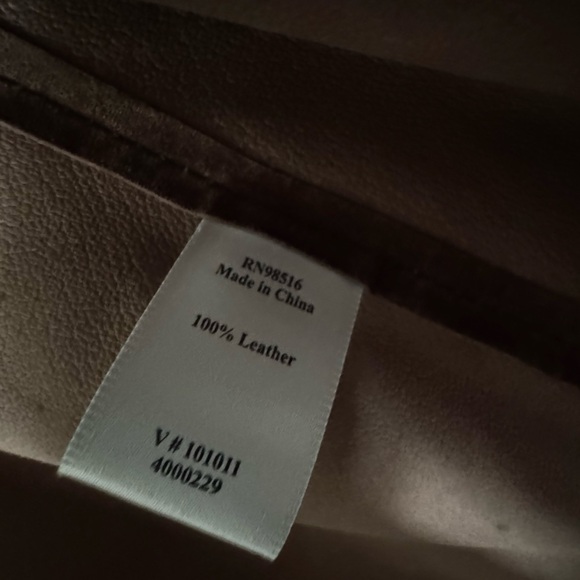 Coldwater Creek Brown Button Down Shirt Collar Cuffed Sleeve Long Sleeve - Picture 5 of 5